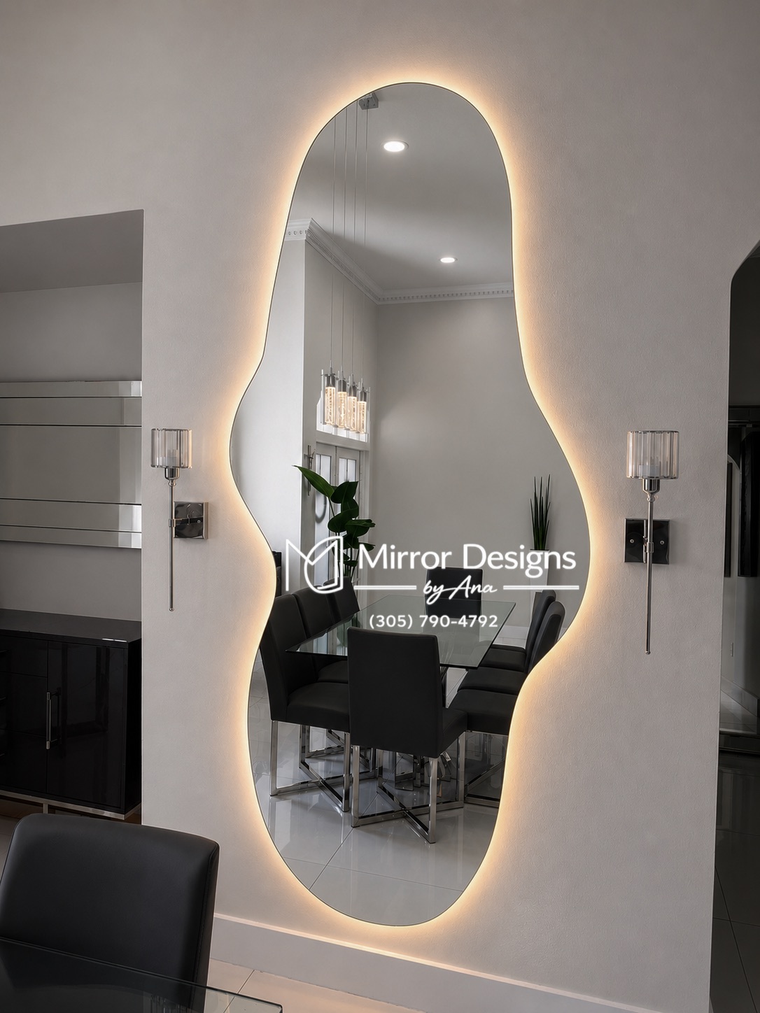 Asymmetrical LED Mirror — Wave V