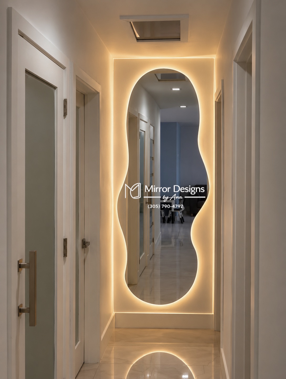 Asymmetrical LED Mirror — Wave VI
